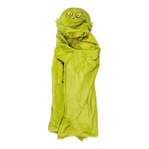 Dr. Seuss The Grinch Hooded Wrap Blanket Youth One Size Green Halloween Costume